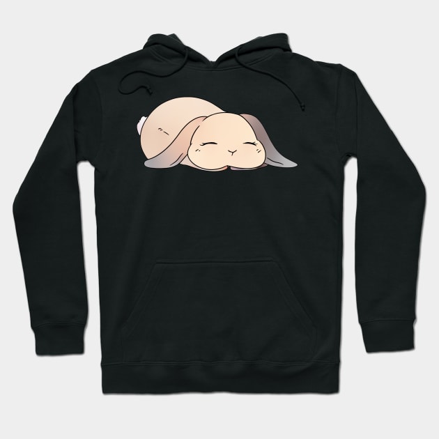 Sleeping Cream Lop Gradation Rabbit | Bailey Holland Lop Bunny  | Bunniesmee Hoodie by GambarGrace